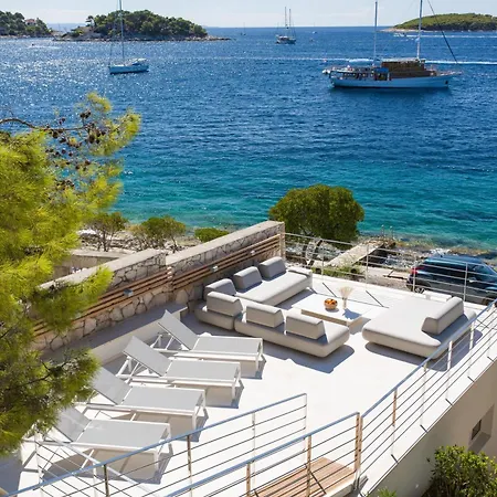 Villa Pakleni View Villa: Seafront Splendor With Infinity Pool Hvar Town