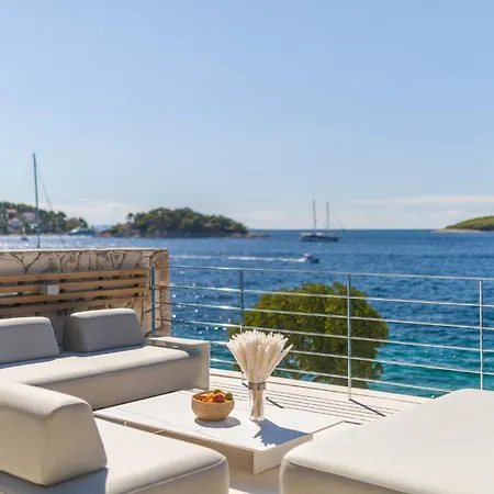 Pakleni View Villa: Seafront Splendor With Infinity Pool Villa Hvar Town