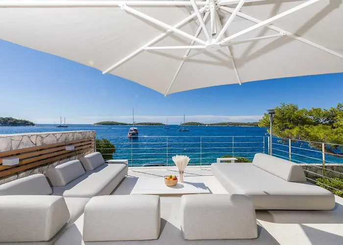 Magnificent Seafront 10 Bedrooms Pakleni View Villa *